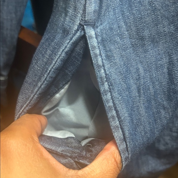 Merona Blue Denim Midi Dress - Picture 4 of 9